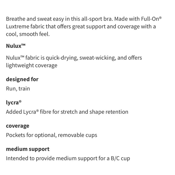 Lululemon Energy sports Bra Nulux Polychromatic 50g Multi Black gray blue white - Picture 7 of 7